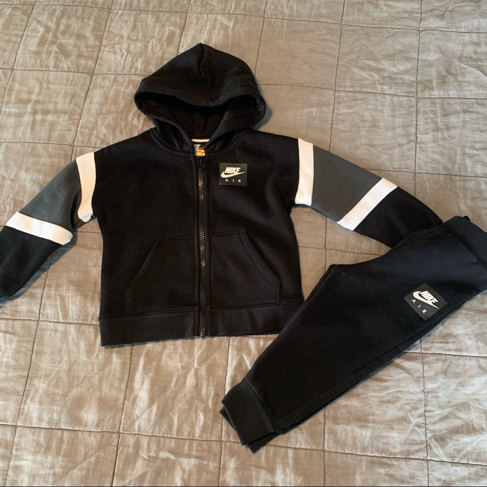 Nike Set Hoodie & Sweatpants 24 Months Black